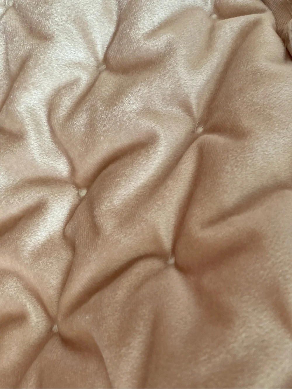 Levtex baby Heritage pink velvet quilted crib blanket
